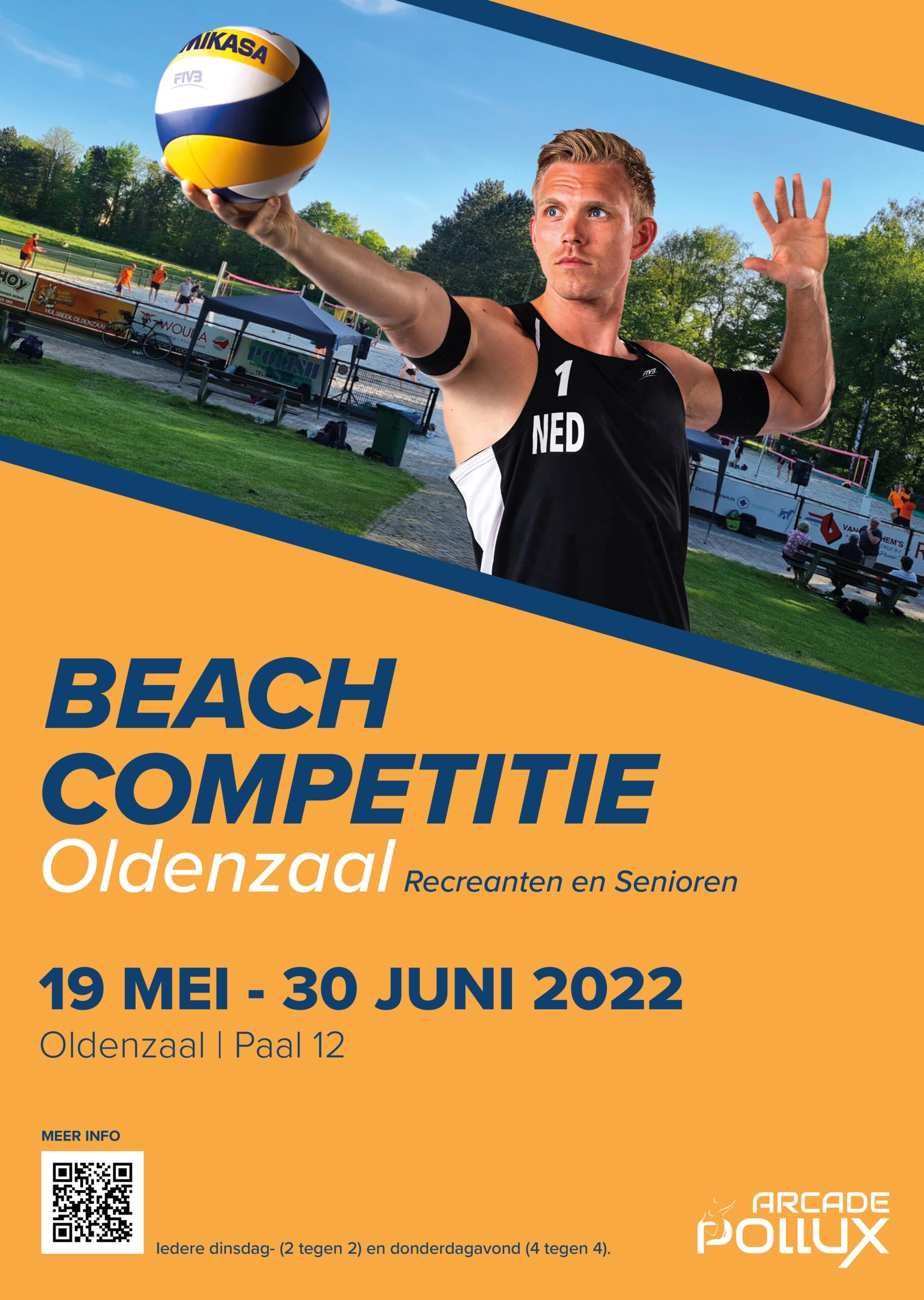 Beach Competitie Oldenzaal Poster A3 2022-min